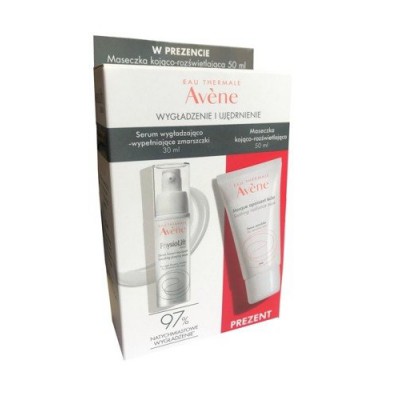 Miniaturka artykułu - AVENE PhysioLift Serum, 30ml + Maseczka kojąco-rozświetlająca, 50ml