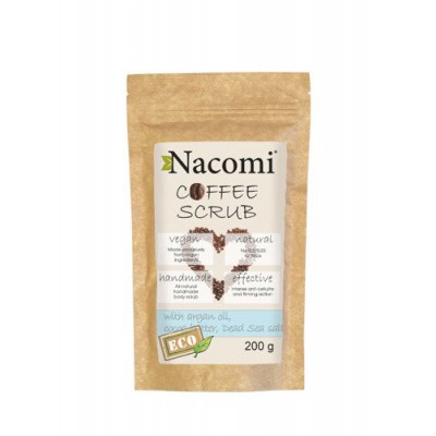 NACOMI Peeling do ciała suchy kawa, 200g