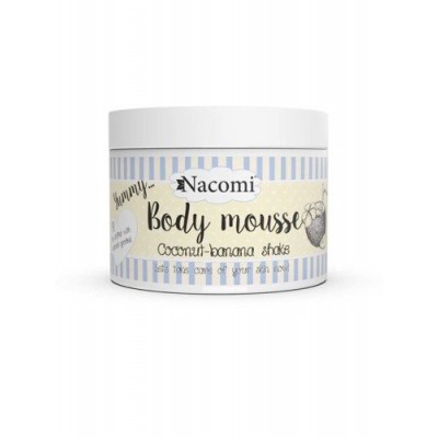 Miniaturka artykułu - NACOMI Mus do ciała Kokosowo-bananowy shake, 180ml