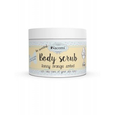 Miniaturka artykułu - NACOMI Peeling do ciała Pomarańczowy sorbet, 125g