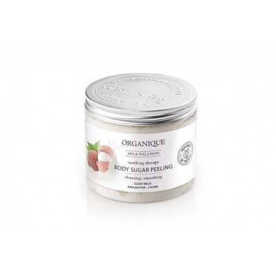 Miniaturka artykułu - Organique Kojący peeling cukrowy Soothing Goat Milk, 200ml