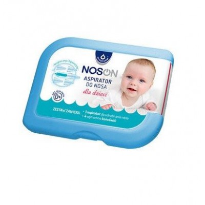NOSON Aspirator do nosa dla dzieci + 4 końc&oacute;wki