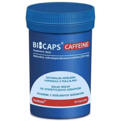Miniaturka artykułu - BICAPS CAFFEINE, 60 kapsułek