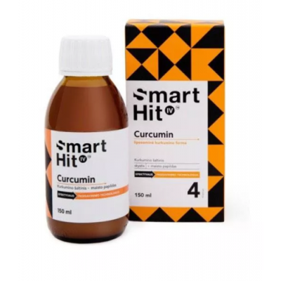 Miniaturka artykułu - SmartHit IV Curcumi Płyn liposomalna kurkumina, 150 ml