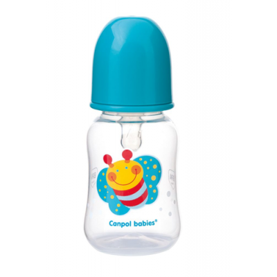 Miniaturka artykułu - CANPOLBABIES Butelka, 125ml turkus 3m+ 59/100
