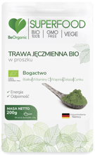 Miniaturka artykułu - BeOrganic Trawa jęczmienna BIO, 200g