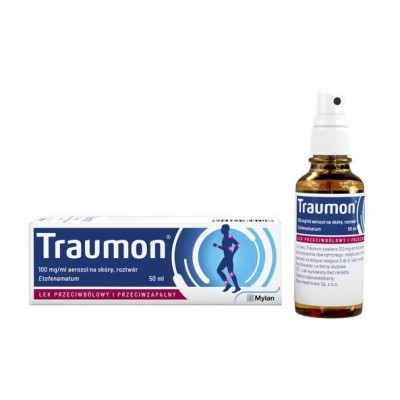 Miniaturka artykułu - Traumon, 100 mg/ml, aerozol na sk&oacute;rę, 50 ml