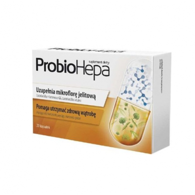 Miniaturka artykułu - ProbioHepa, 20 kaps.