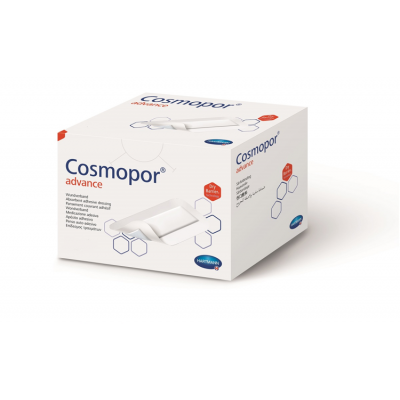 Miniaturka artykułu - Cosmopor Advance Opatrunki jałowe 20x10cm, 25 szt.