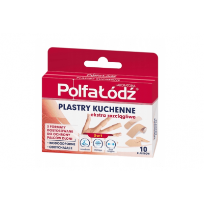 Miniaturka artykułu - PolfaŁ&oacute;dź Laboratoria Plastry kuchenne, 10 szt.