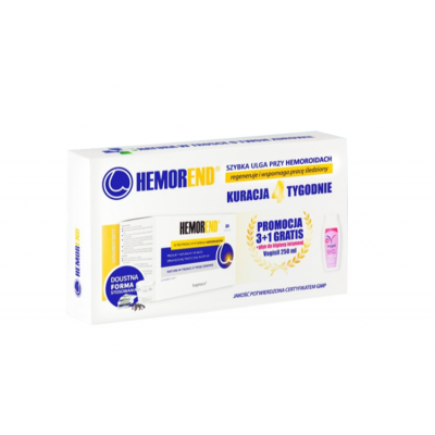 Miniaturka artykułu - Hemorend 4x100g + Vagisil 250ml