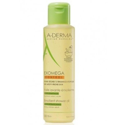 Miniaturka artykułu - A-DERMA EXOMEGA CONTROL Olejek emolient pod prysznic, przeciw drapaniu, 500ml