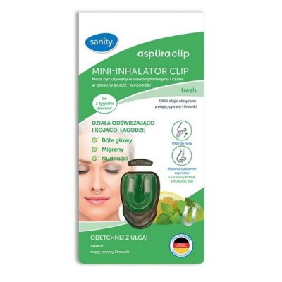 Sanity AspUraclip Fresh, Mini-Inhalator, 1 sztuka