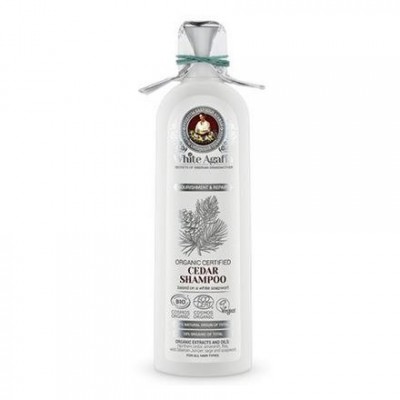 Miniaturka artykułu - BABUSZKA AGAFIA WHITE Szampon cedrowy, 280ml