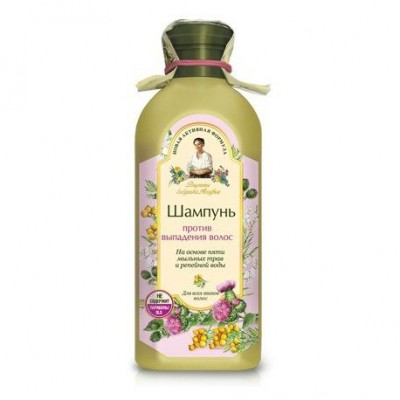 Miniaturka artykułu - Babuszka Agafia Szampon przeciw wypadaniu włos&oacute;w, 350 ml