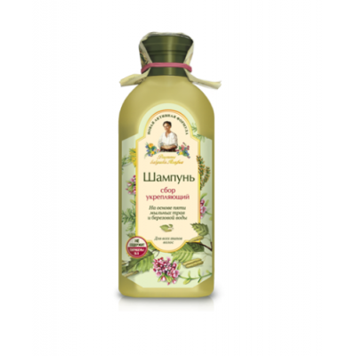 Miniaturka artykułu - Babuszka Agafia Szampon wzmacniający, 350 ml
