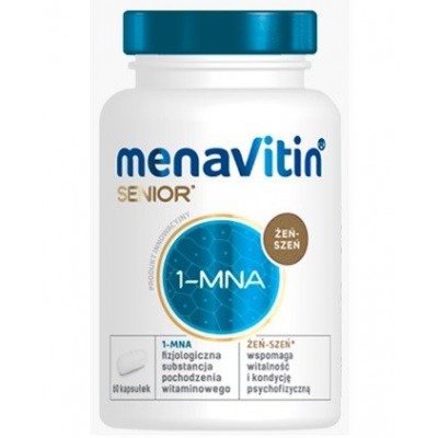 Miniaturka artykułu - Menavitin Senior, 60 kapsułek