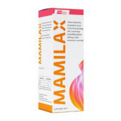 Miniaturka artykułu - Mamilax płyn, 200ml - Wspomaga normalizację pracy jelit