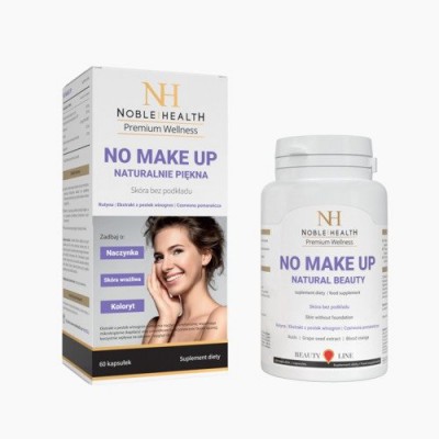 Miniaturka artykułu - NOBLE HEALTH No Make Up, 60 kaps.
