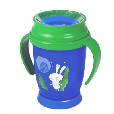 Miniaturka artykułu - LOVI Kubek 360 JUNIOR Follow the Rabbit Unisex, 12m+,  250ml