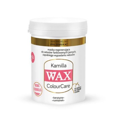 Miniaturka artykułu - WAX Pilomax MASKA Kamilla włosy jasne farbowane ColourCare, 240ml