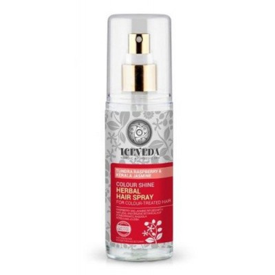 Miniaturka artykułu - ICEVEDA Ziołowy Spray do włos&oacute;w Farbowanych Malina z Tundry i Jaśmin, 125ml