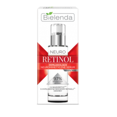 Miniaturka artykułu - BIELENDA Neuro Retinol Serum neuromimetyczne odmładzające na dzień i noc, 30ml