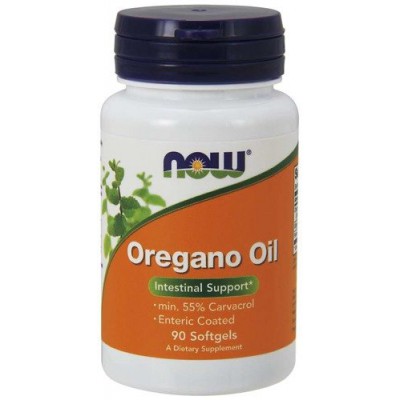 Miniaturka artykułu - NOW Foods Oregano Oil Enteric Olejek z oregano, 90 kapsułek 