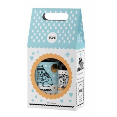 Miniaturka artykułu - YOPE ZESTAW Zimowe Ciasteczka, Naturalne Mydło do rąk, 500ml + Naturalne Żel pod Prysznic, 400ml