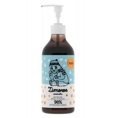 YOPE Zimowe Cisateczka, Mydło do Rąk, 500ml