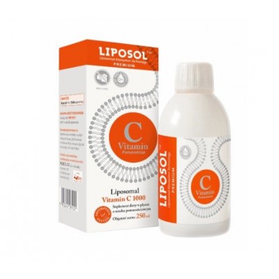 Miniaturka artykułu - Liposol C 1000 Liposomalna Witamina C 1000 (Buforowana), Smak Pomarańczowy, 250 ml 