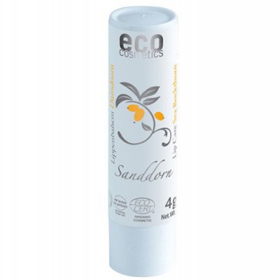 Miniaturka artykułu - Eco Cosmetic Balsam do ust z rokitnikiem, 4g