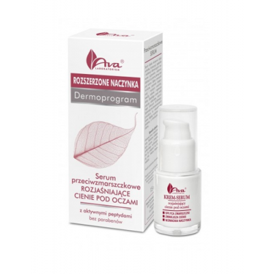 Miniaturka artykułu - AVA Krem - serum krem przeciwzmarszczkowe na naczynka, 15 ml