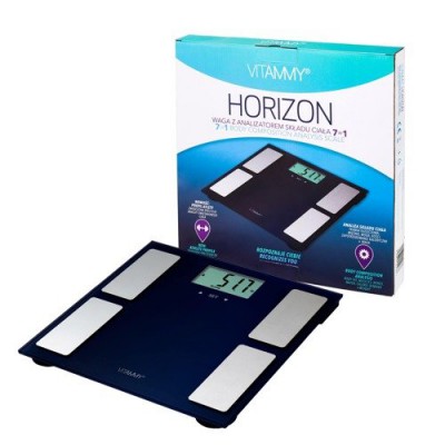 Miniaturka artykułu - VITAMMY HORIZON Waga z analizatorem składu ciała federal blue