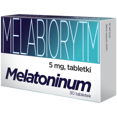 Miniaturka artykułu - Melabiorytm Lek Melatonina 5mg, 30 tabletki 