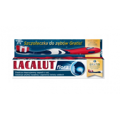Lacalut flora 75ml + szczoteczka do zęb&oacute;w