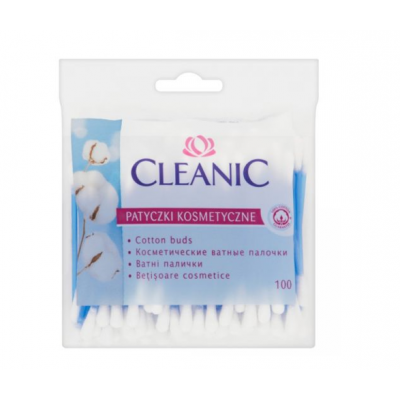CLEANIC Patyczki, 100 szt. (folia)