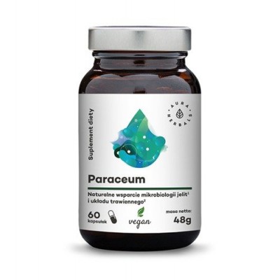 Miniaturka artykułu - Aura Herbals Paraceum, 60 kapsułek