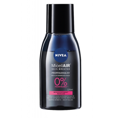 Miniaturka artykułu - NIVEA MicellAIR płyn do demakijażu oczu, 125ml