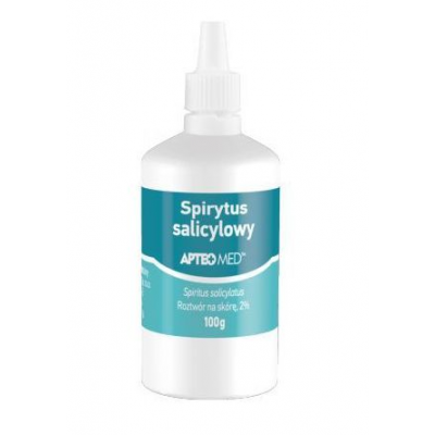 Miniaturka artykułu - APTEO MED Spirytus salicylowy, 100g