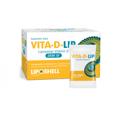 Miniaturka artykułu - VITA-D-LIP Liposomalna witamina D 2000IU, 30 saszetek