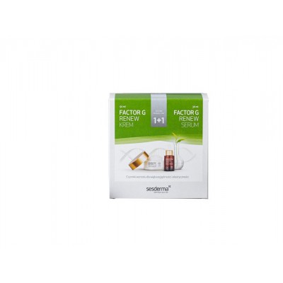 Miniaturka artykułu - SESDERMA Zestaw FACTOR G RENEW Krem, 50ml + Serum, 30ml