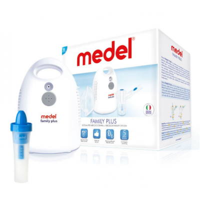 Miniaturka artykułu - MEDEL FAMILY PLUS 2 Inhalator z nebulizatorem do oczyszczania zatok