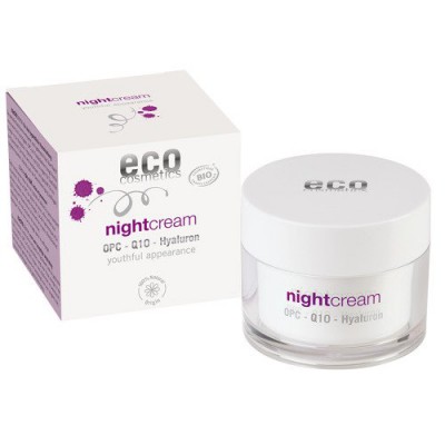 Miniaturka artykułu - ECO NIGHT Krem na noc z OPC, Q10 i kwasem hialuronowym, 50ml