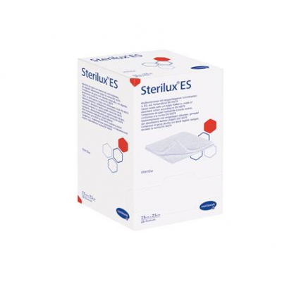 Miniaturka artykułu - STERILUX ES Kompresy gazowe jałowe 7,5cm x 7,5cm, 25 x 2szt.