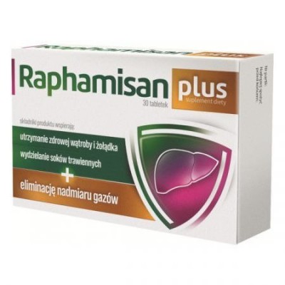 Miniaturka artykułu - Raphamisan Plus, 30 tabletek