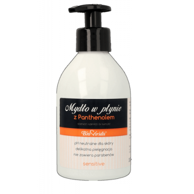 Miniaturka artykułu - BioViridis Mydło w płynie SENSITIVE, 300ml