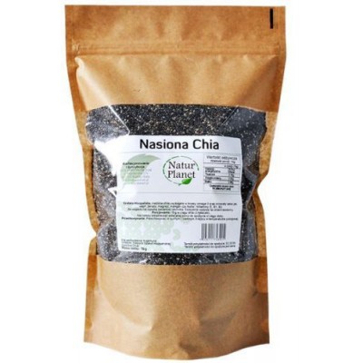 Miniaturka artykułu - NaturPlanet Nasiona Chia, 500 g
