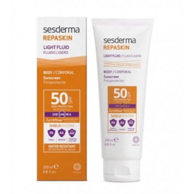 Miniaturka artykułu - SESDERMA REPASKIN fluid Fotoprotector SPF50, 200 ml