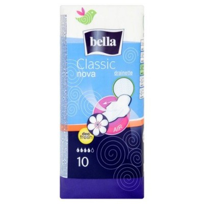 Miniaturka artykułu - BELLA CLASSIC NOVA DEO Podpaski higieniczne, 10 sztuk
